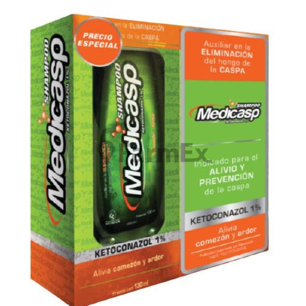Pack Shampoo Medicasp x 130 ml GENOMMA